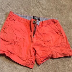 Point Zero Pink Cargo Shorts Vibrant Casual Style